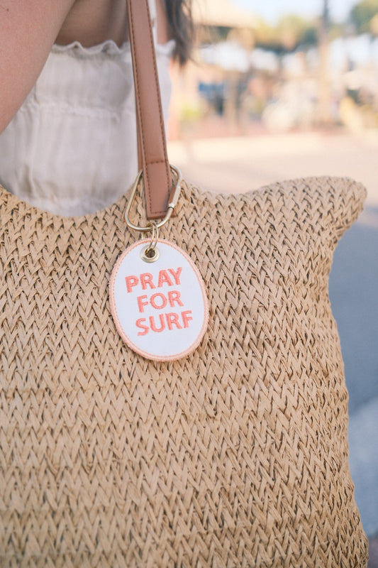 Pray for Surf Bag Tag