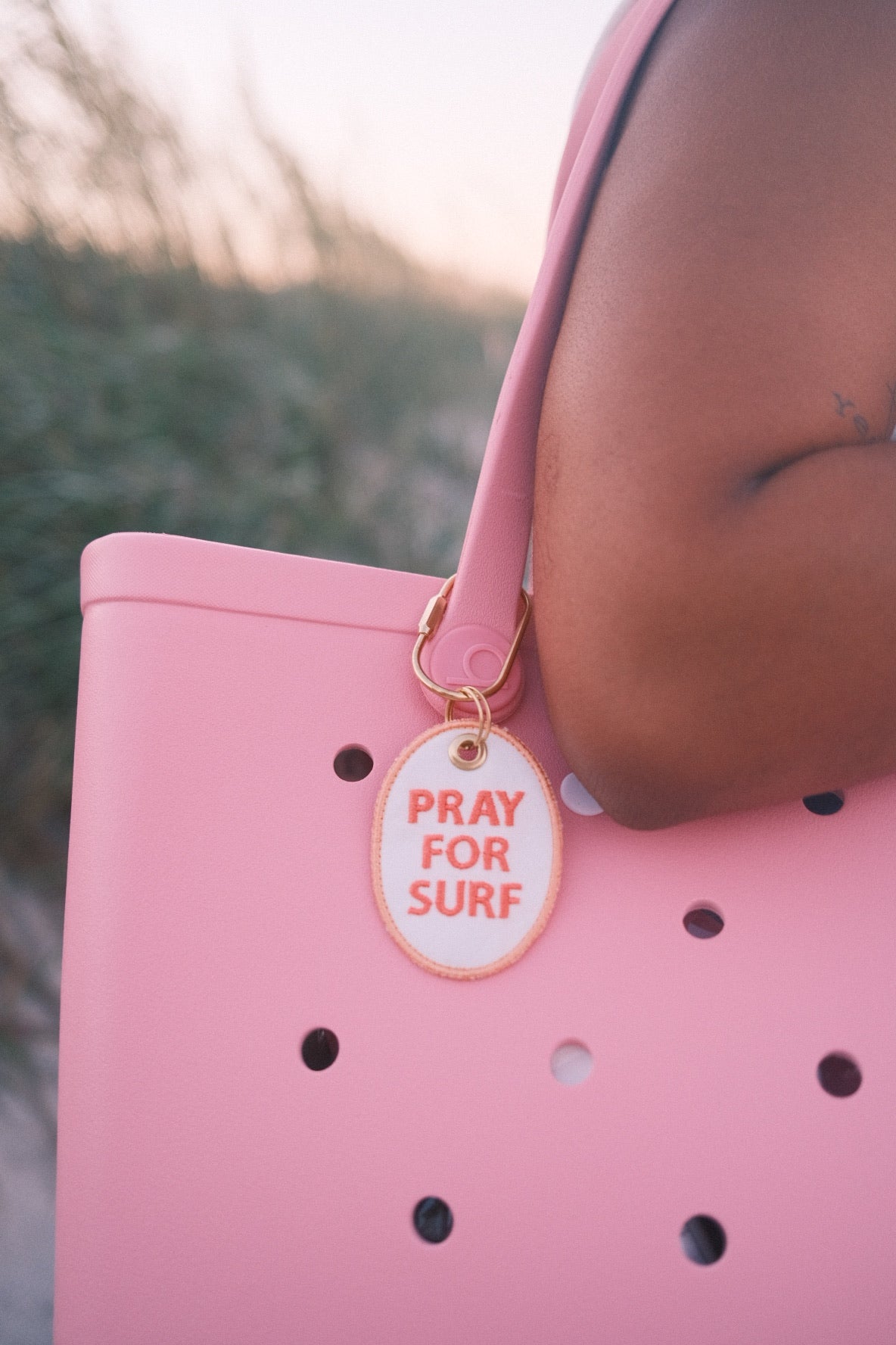 Pray for Surf Bag Tag