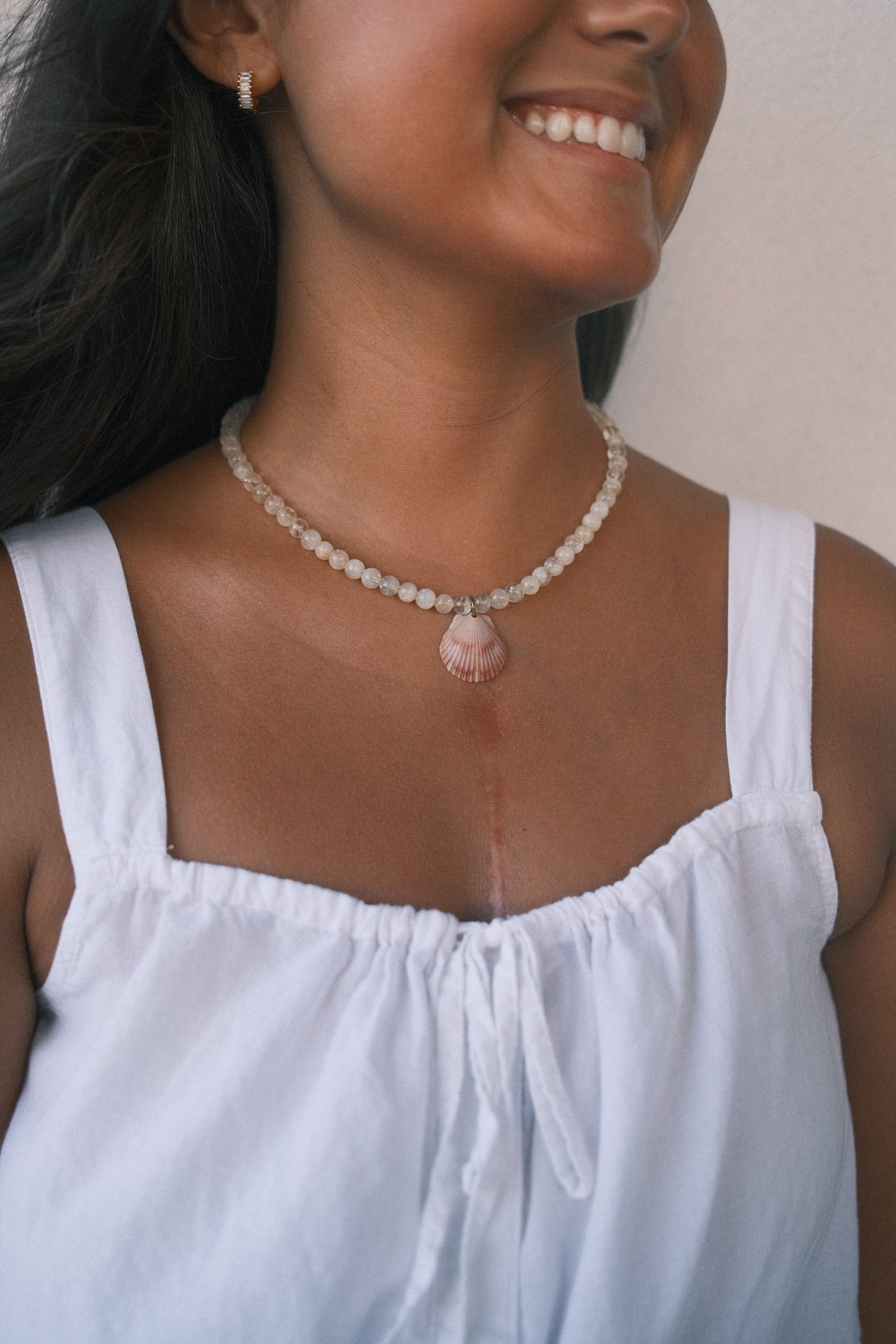 Sunny Seashell Necklace