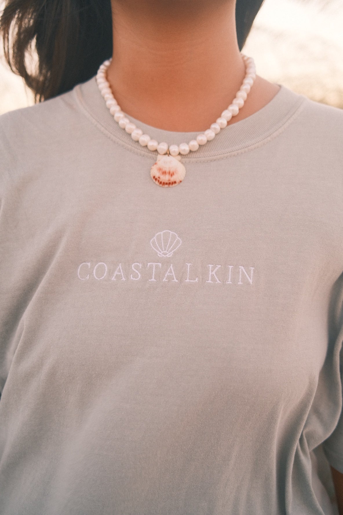 Coastal Kin Embroidered Tee