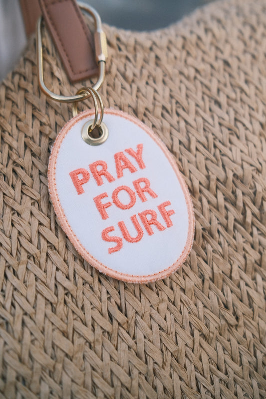 Pray for Surf Bag Tag