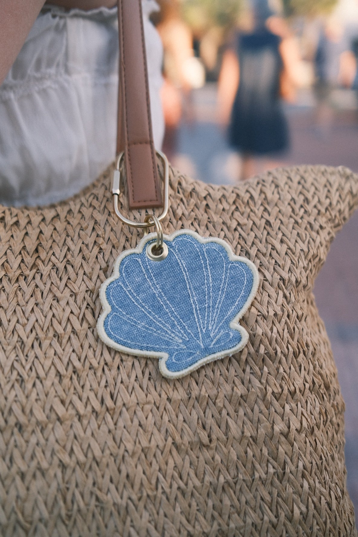 Coastal Shell Bag Tag
