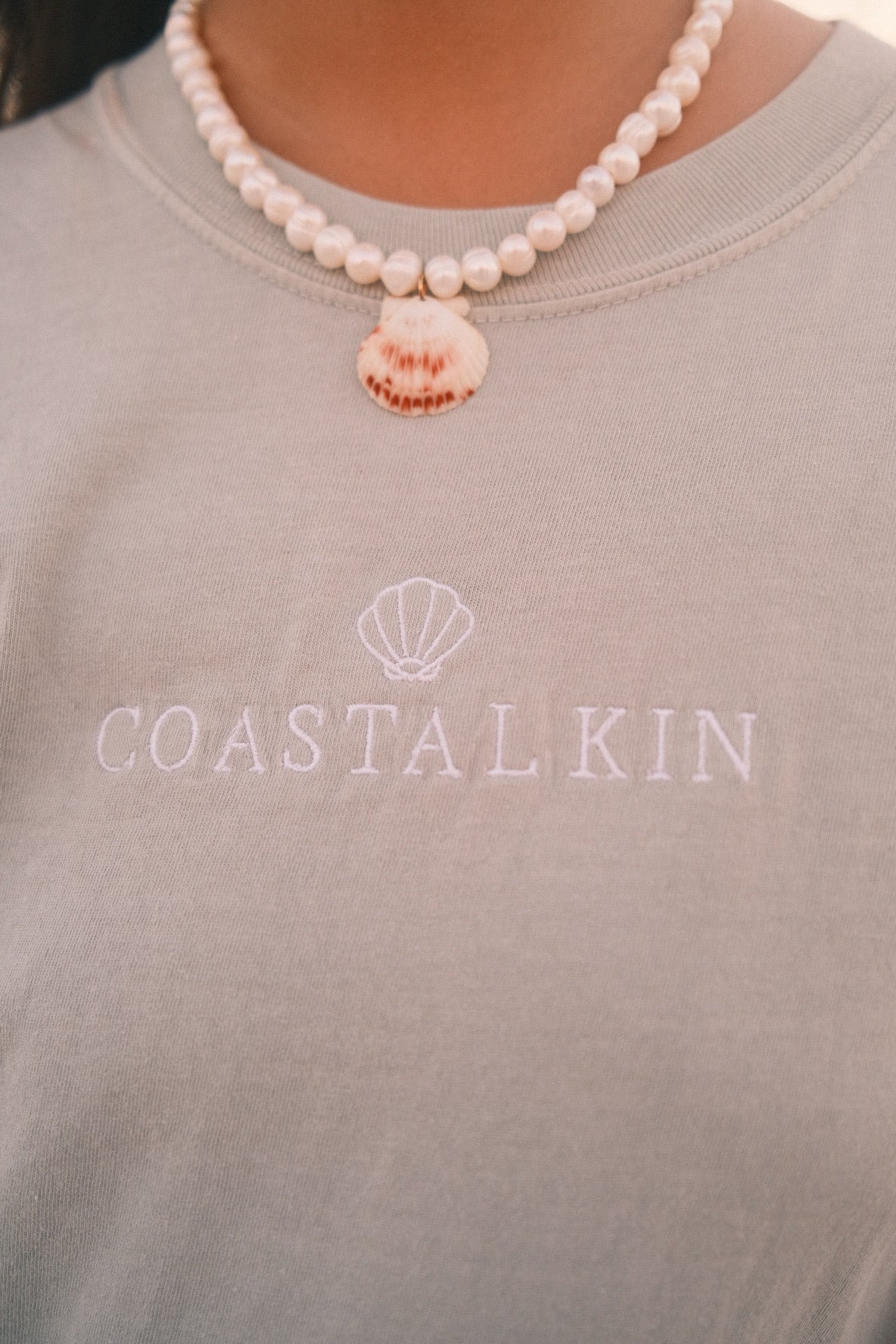 Coastal Kin Embroidered Tee