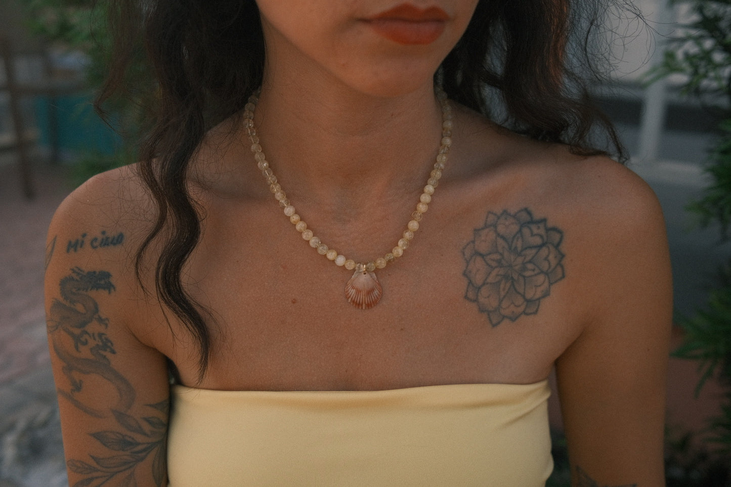 Sunny Seashell Necklace