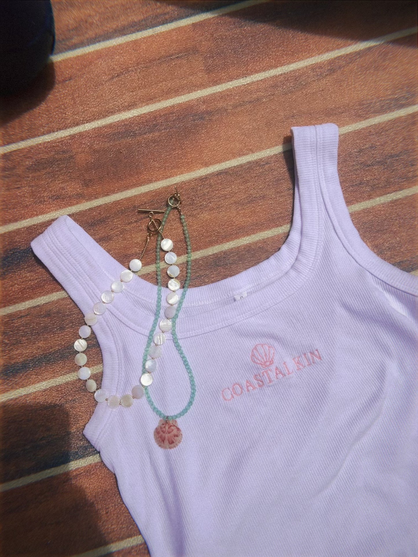Coastal Kin Embroidered Tank
